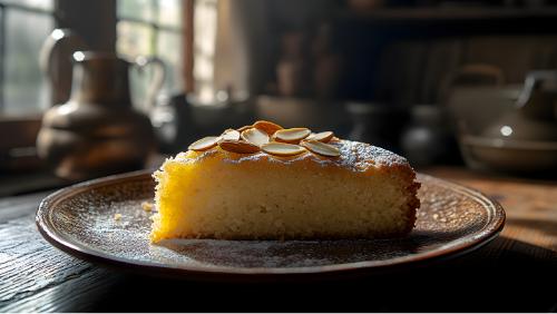 Pastel de almendra Pastel de almendra
