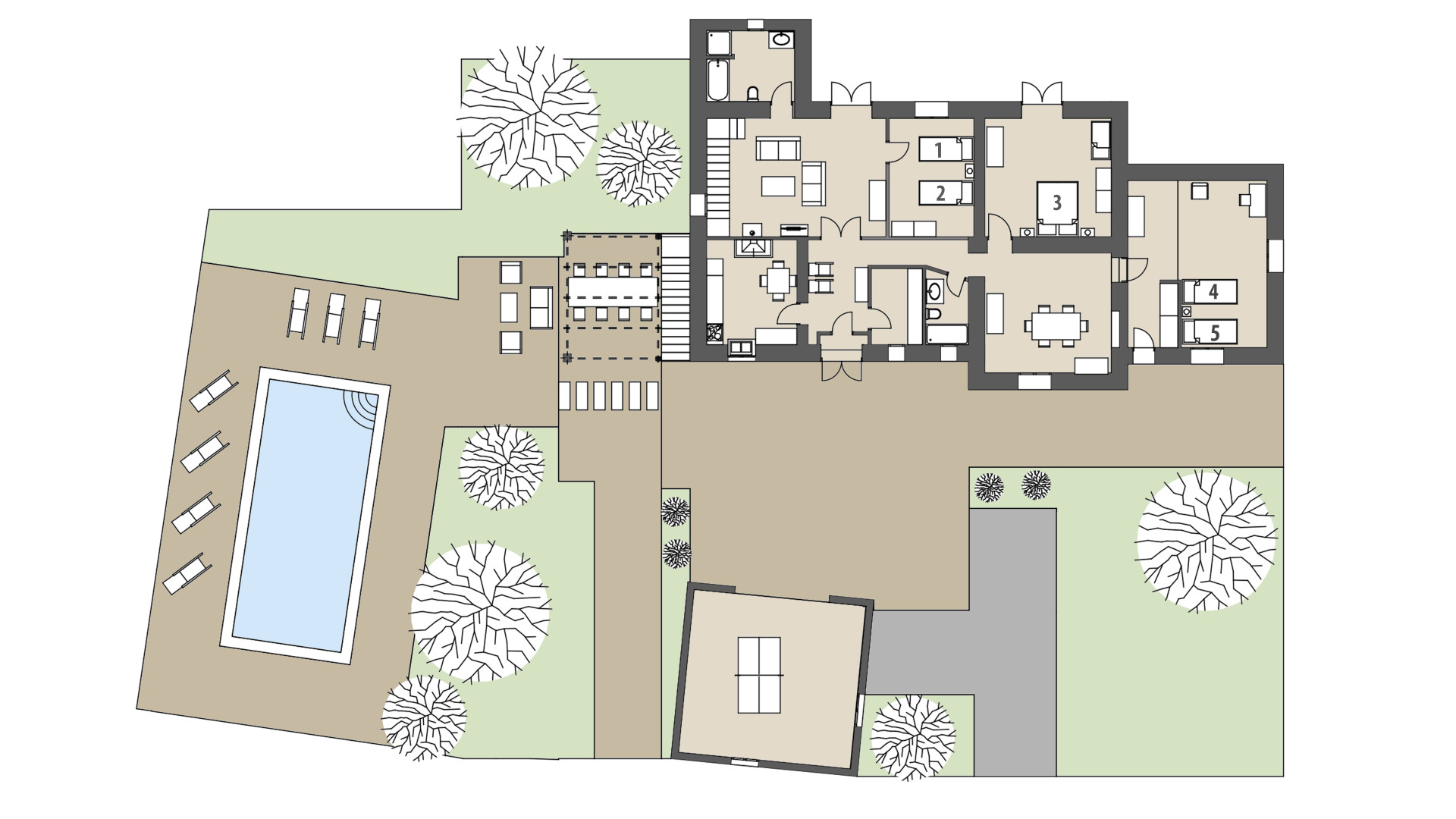 Finca Can Sua: Planta baja