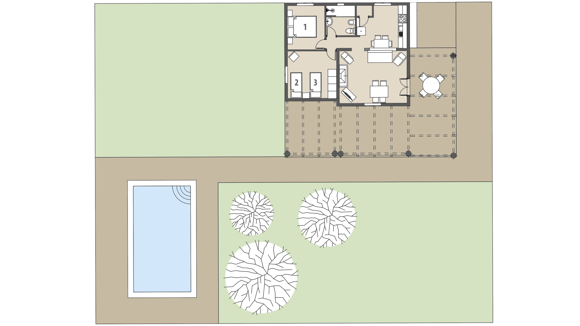 Finca Cas Boter: Planta baja