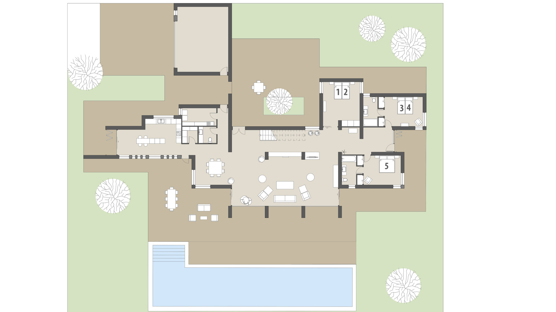 Finca Sa Mola: Planta baja