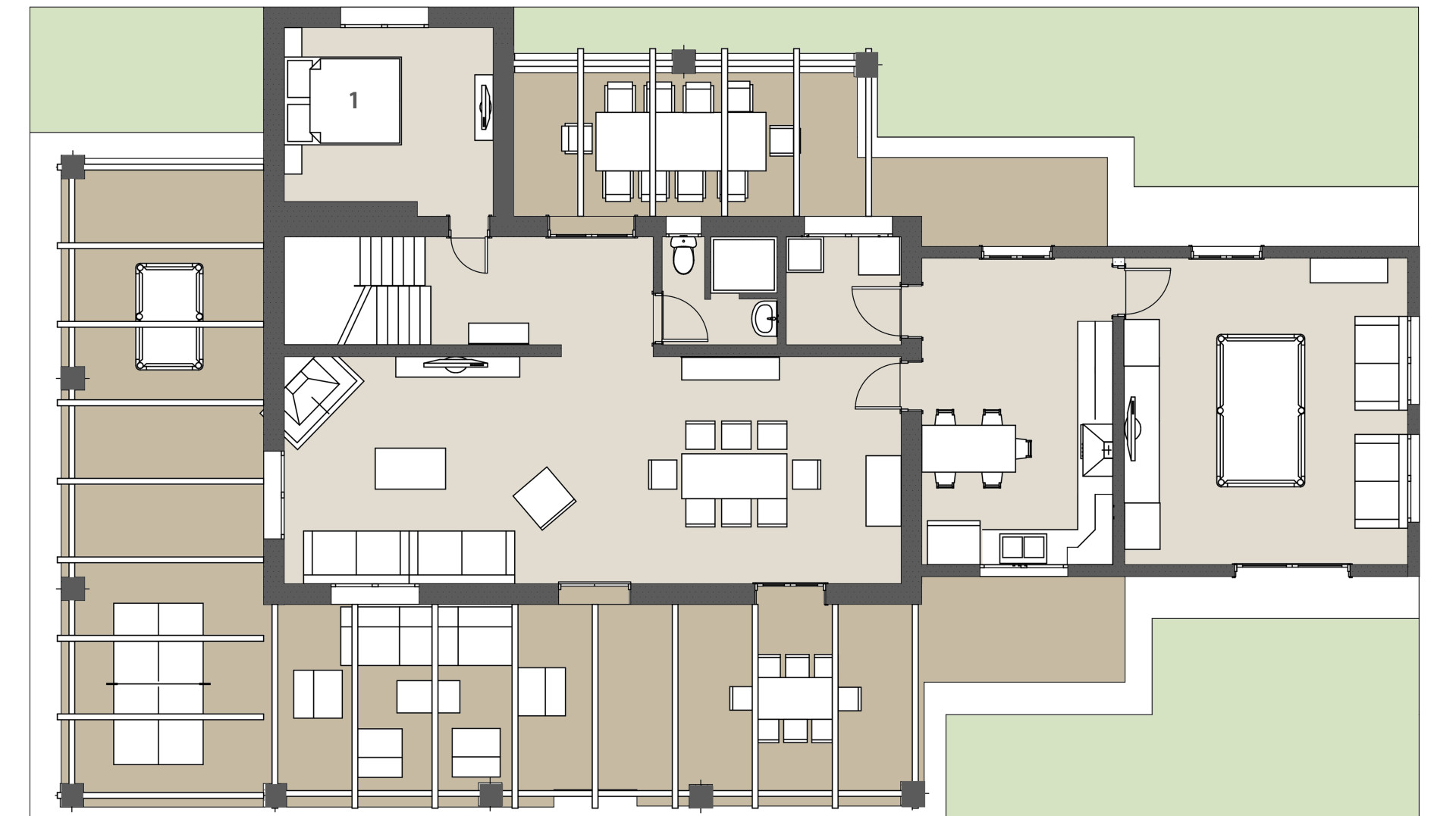 Finca Mil Flores: Planta baja