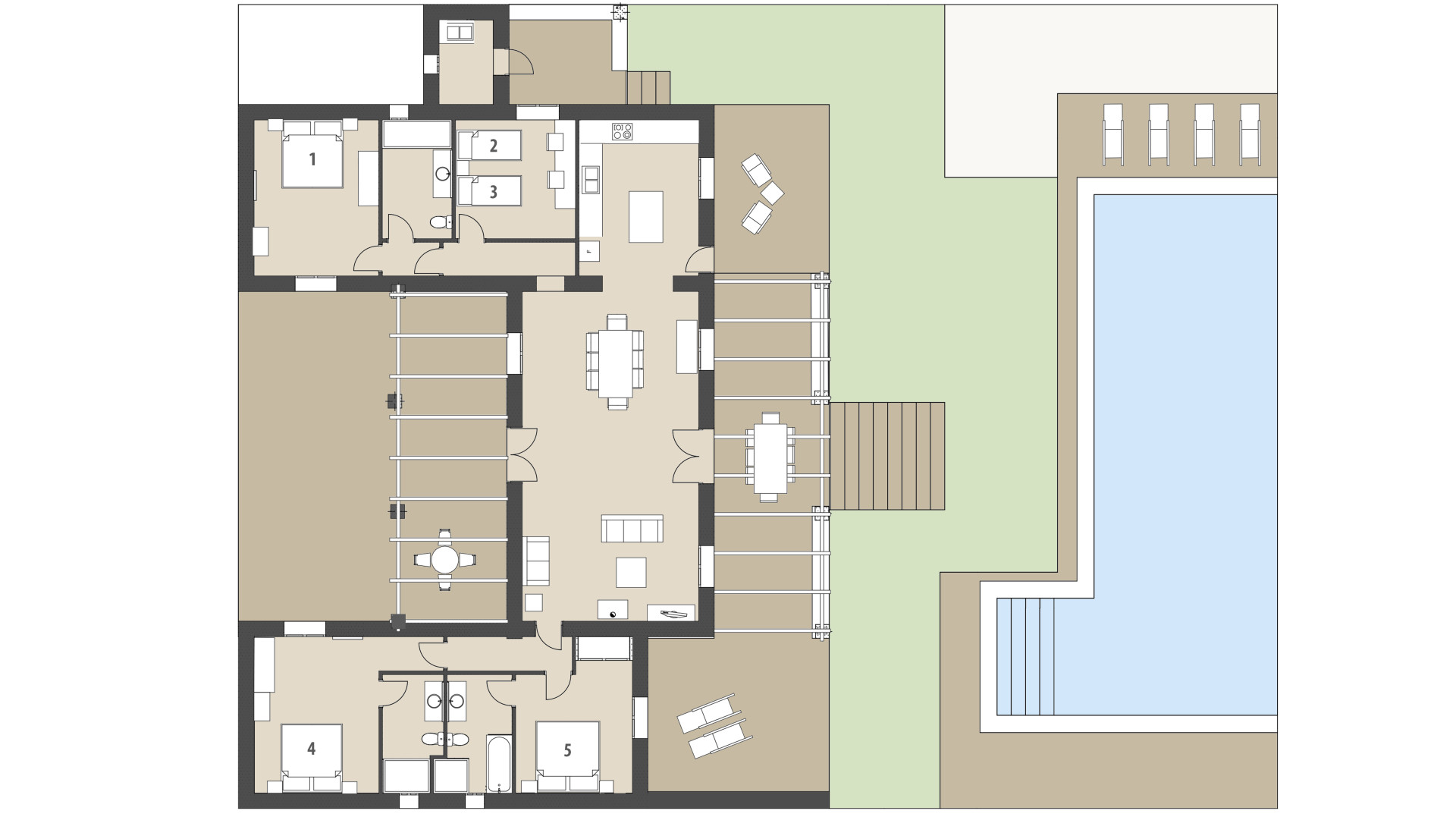 Finca S'Oratge: Planta baja