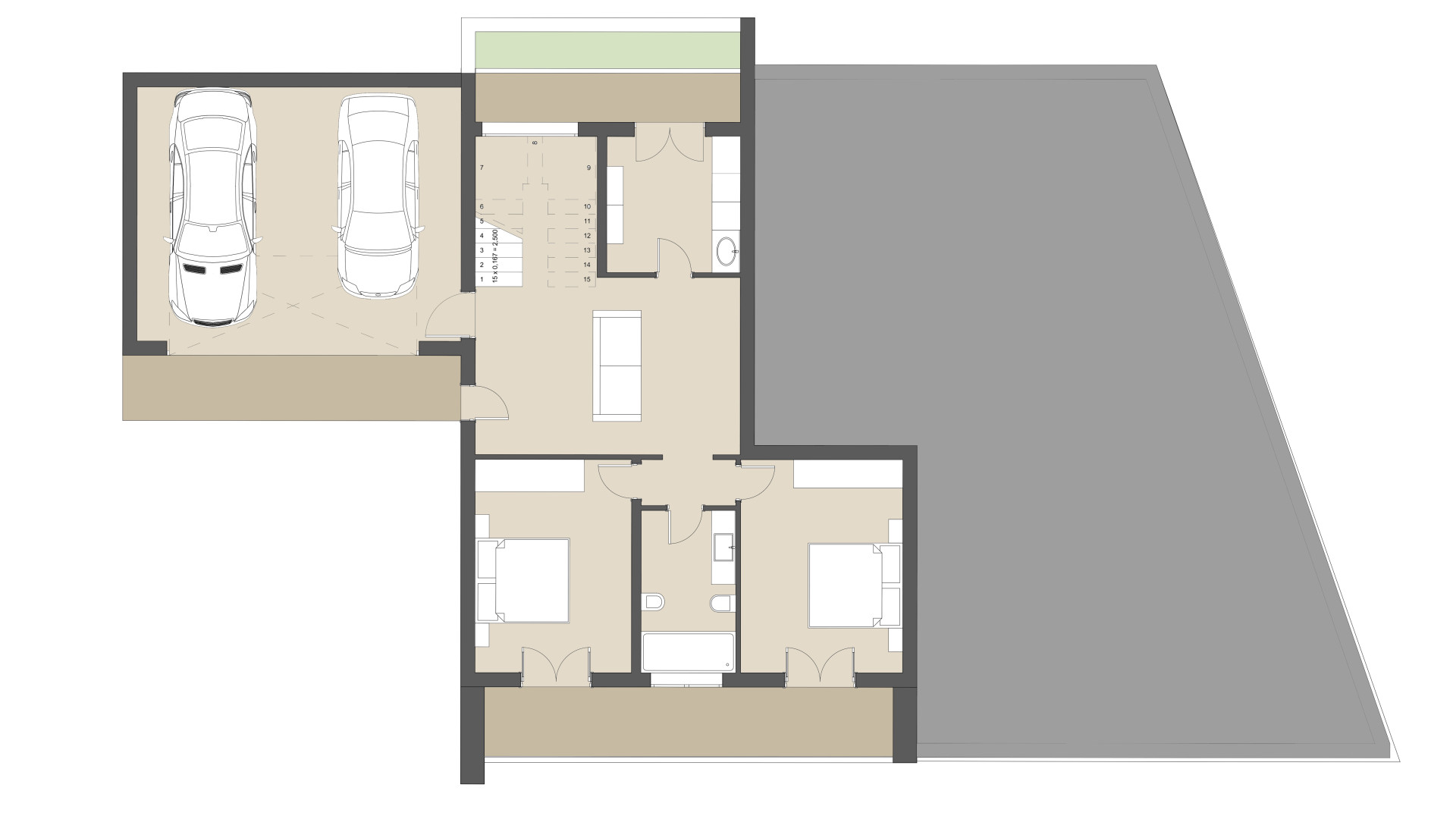 Villa Arcadia 50: Piso superior