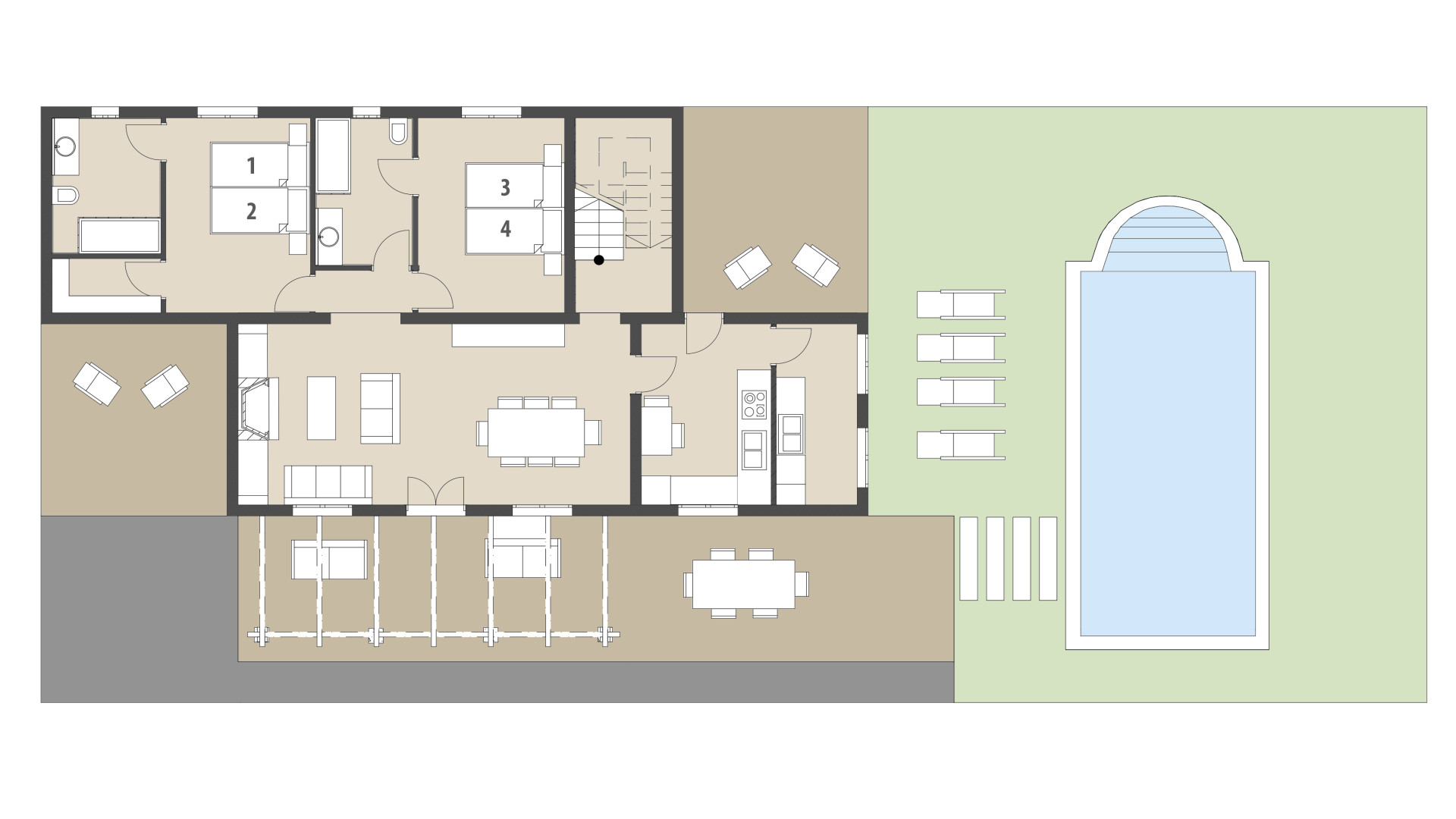 Finca Sa Rustica: Planta baja