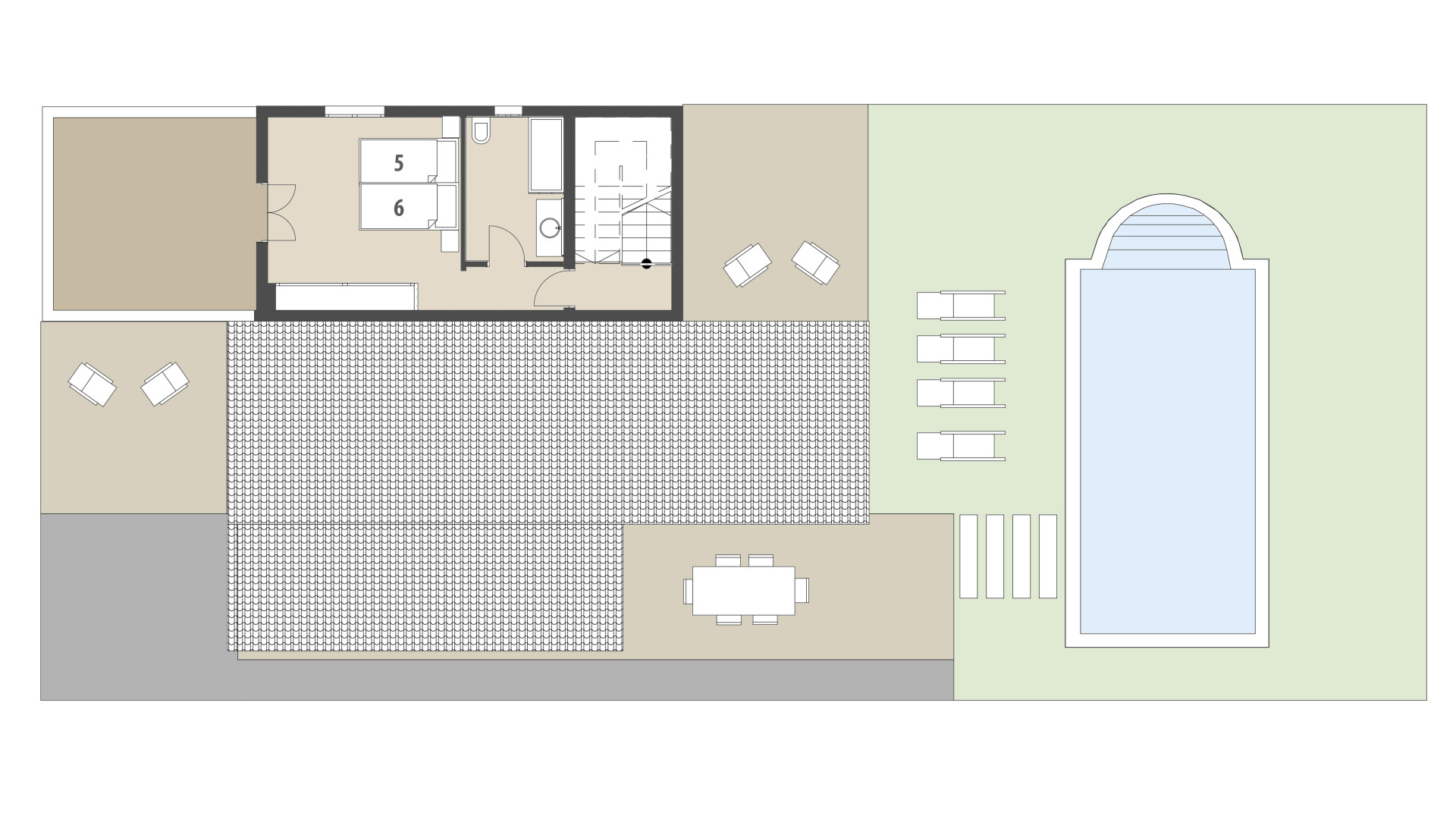 Finca Sa Rustica: Piso superior