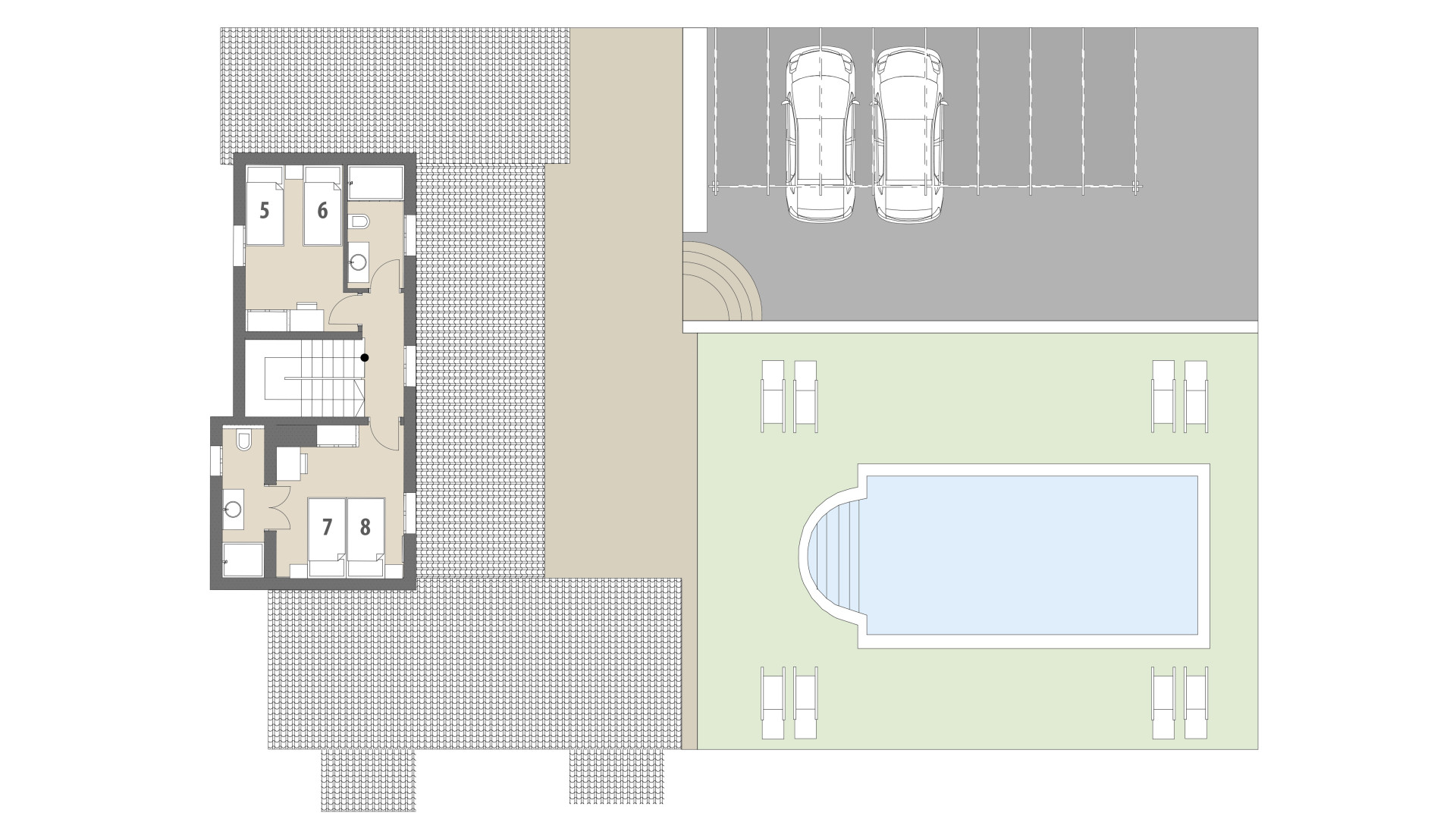 Finca Sa Fonteta: Piso superior