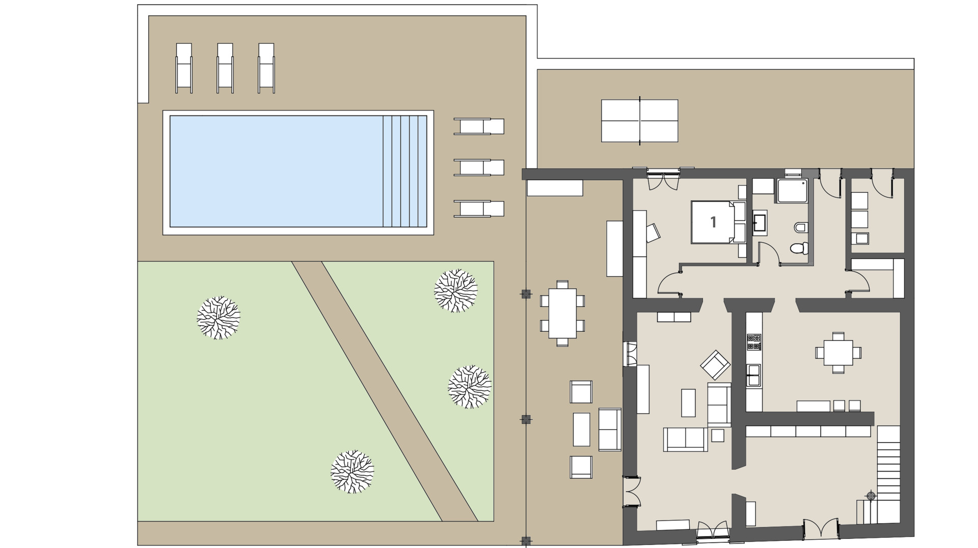Finca Ses Eres: Planta baja