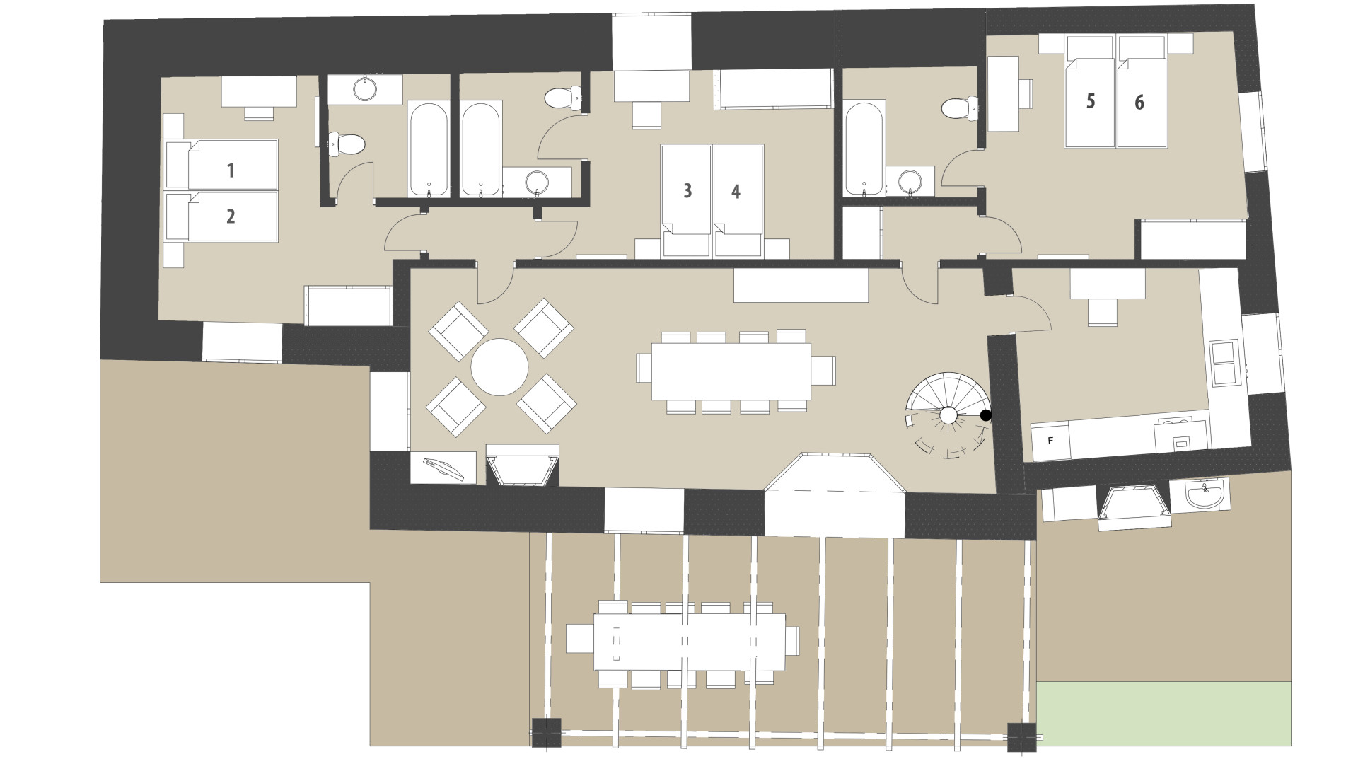 Finca Son March: Planta baja