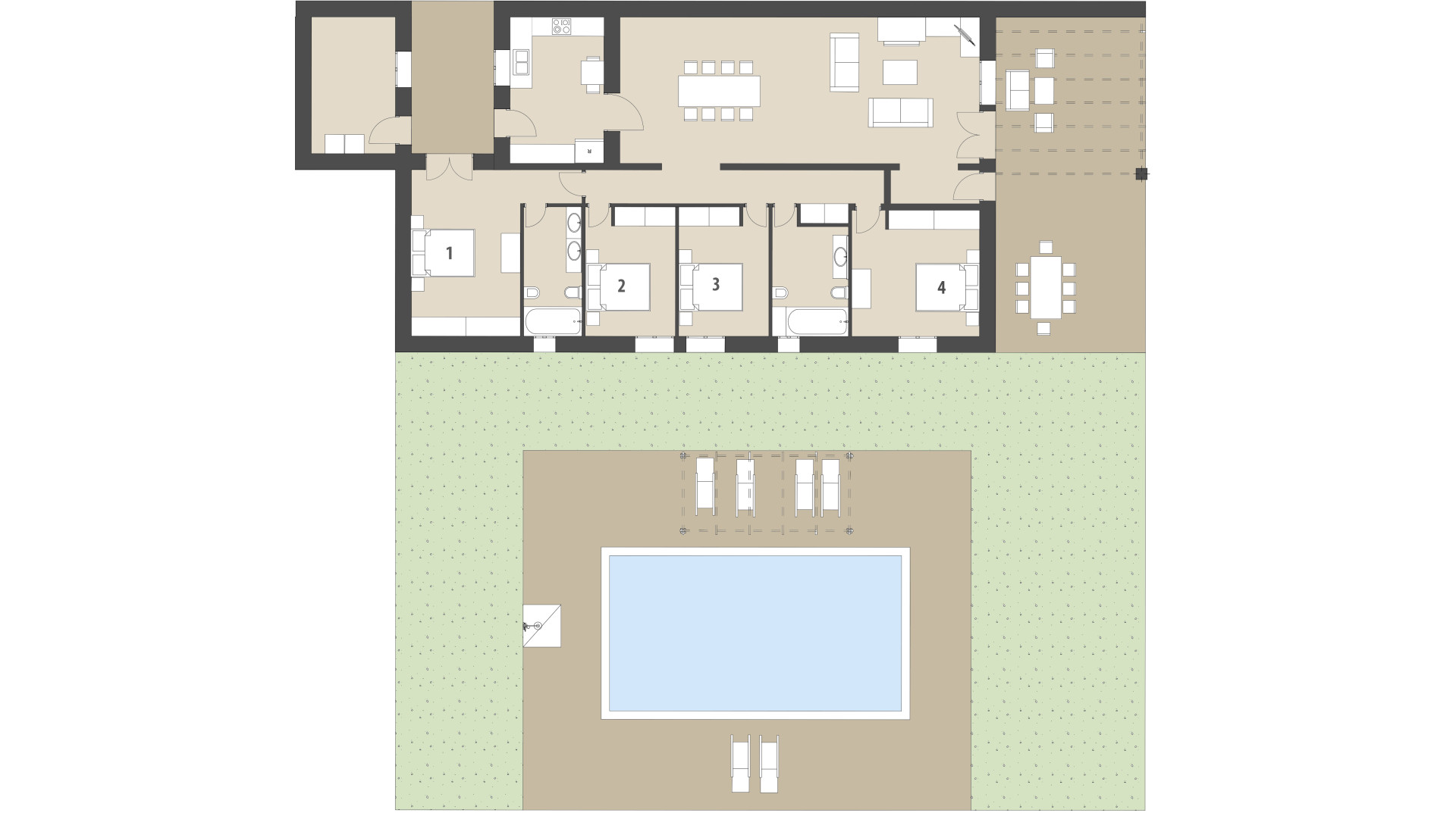 Finca Kelly: Planta baja