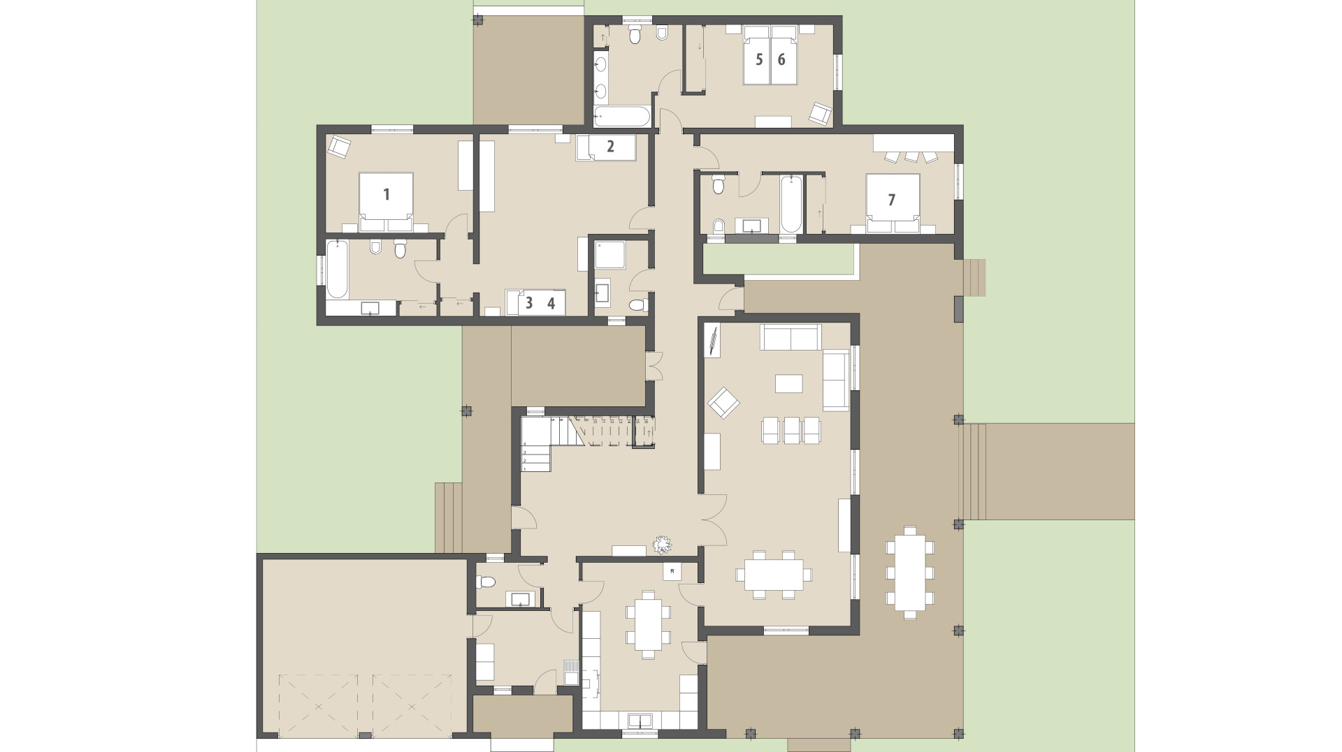 Finca Port Verd: Planta baja