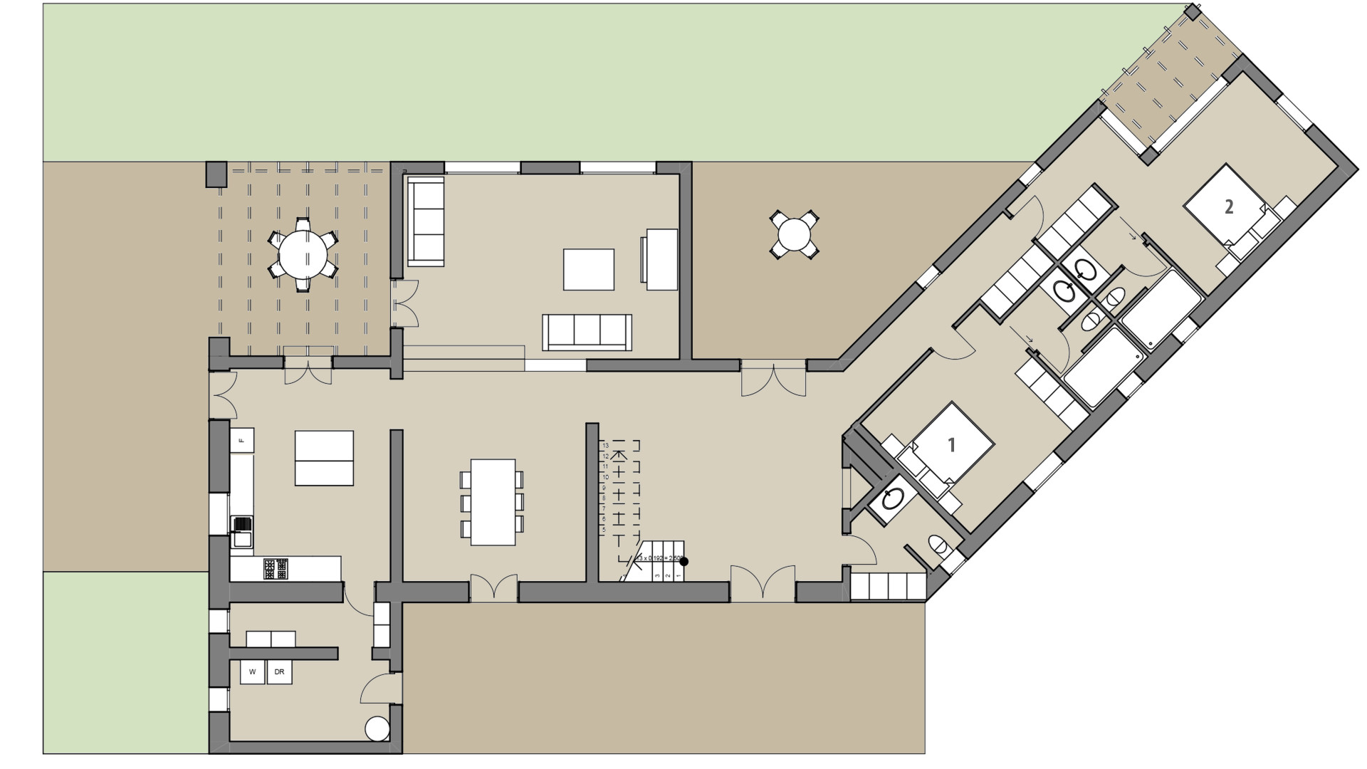 Finca Esteva: Planta baja