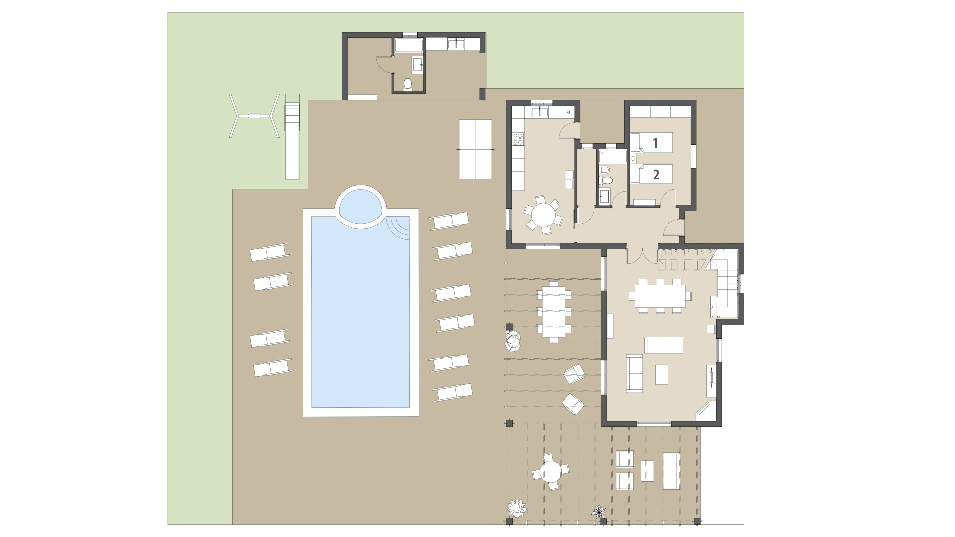 Finca S'Hort den Julia: Planta baja