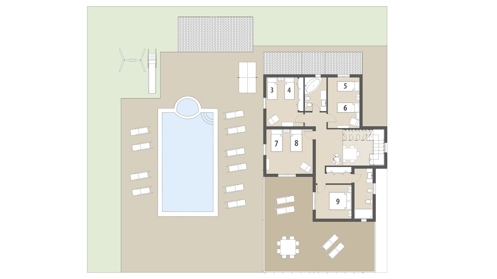 Finca S'Hort den Julia: Piso superior