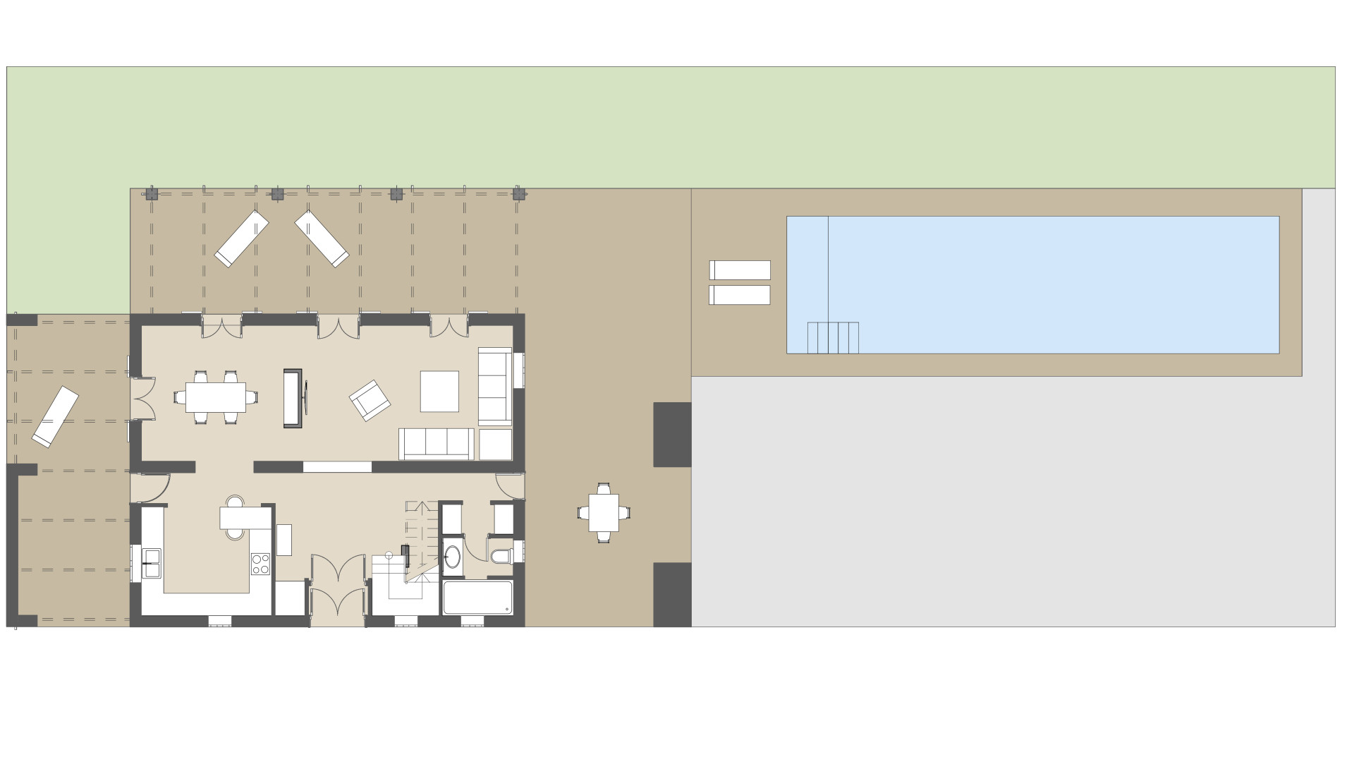 Finca Lejania: Planta baja