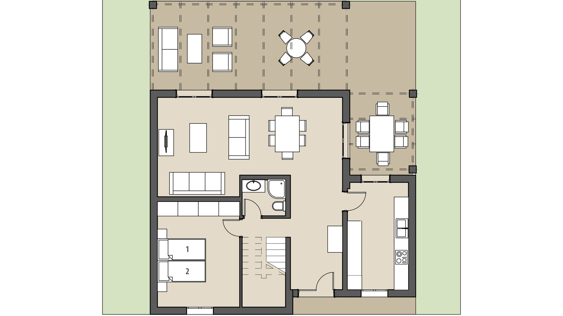 Finca Sa Copinya: Planta baja