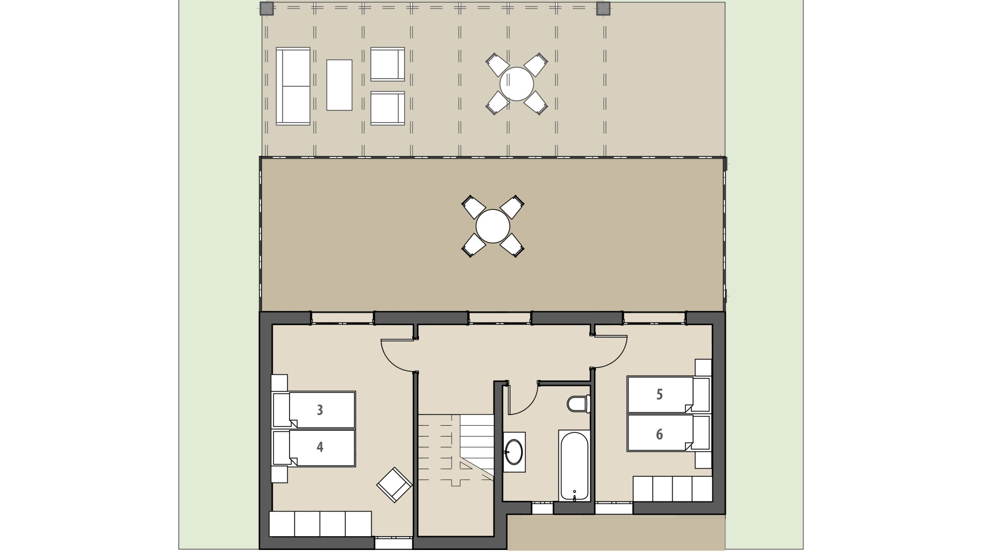 Finca Sa Copinya: Piso superior