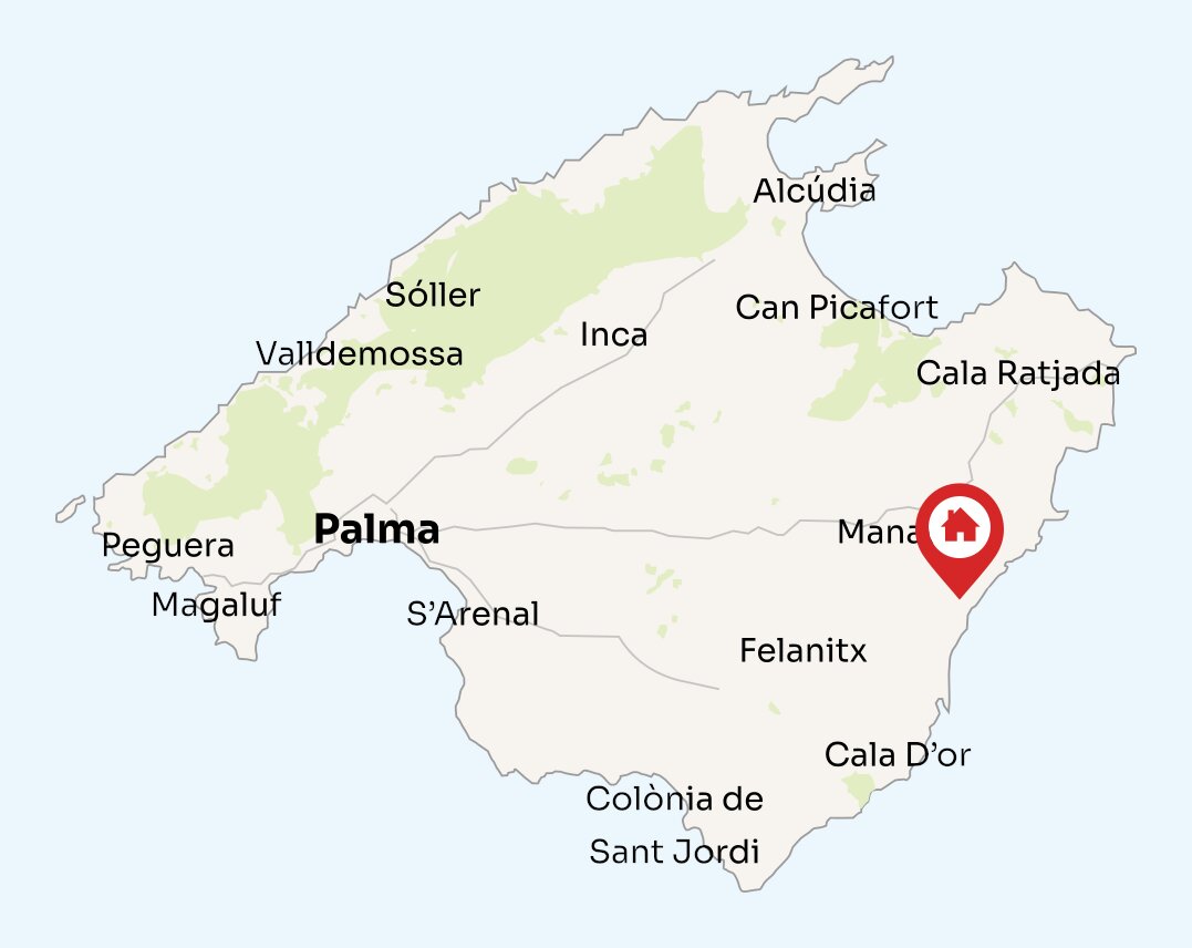 Map of Mallorca