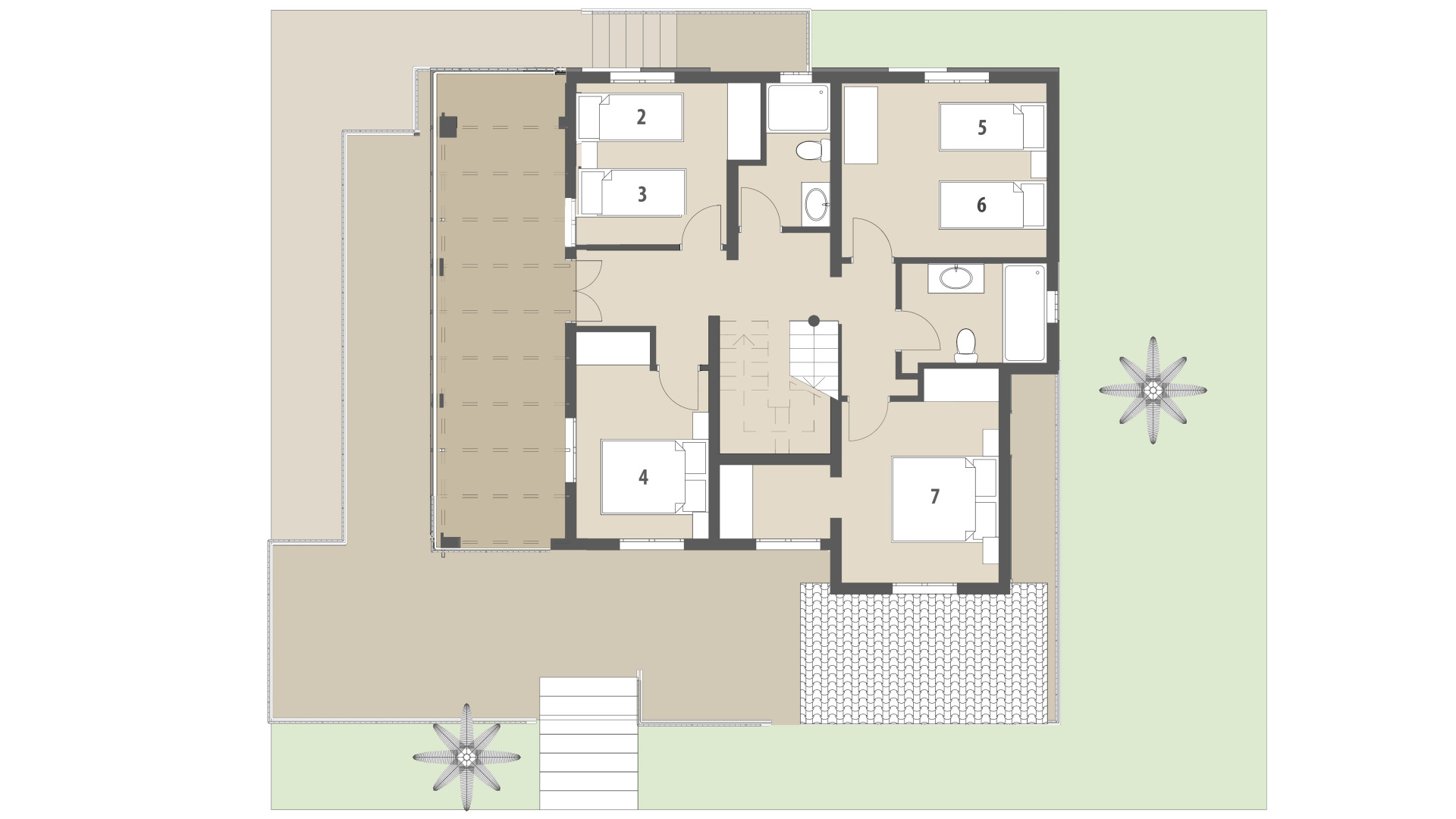 Finca Sa Font Dalt: Piso superior