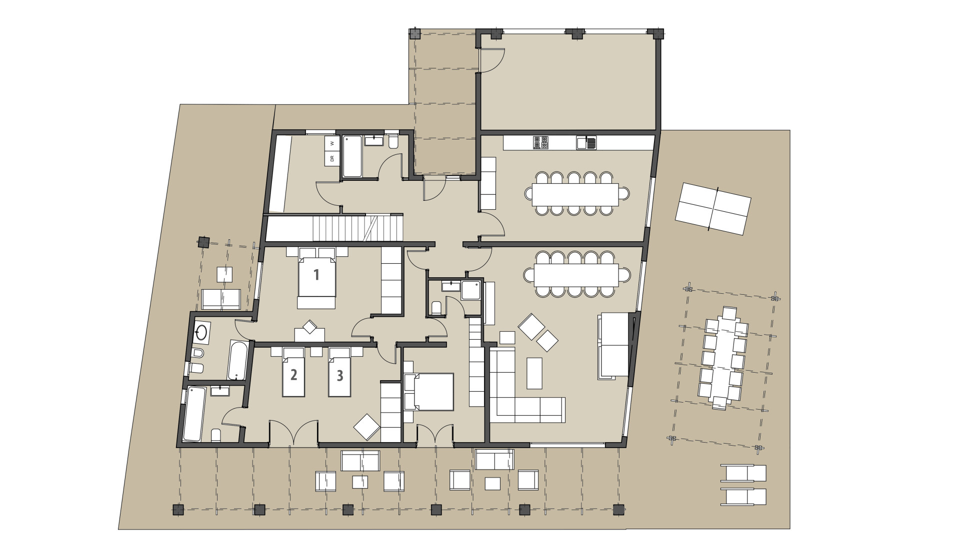 Finca La Tierra: Planta baja