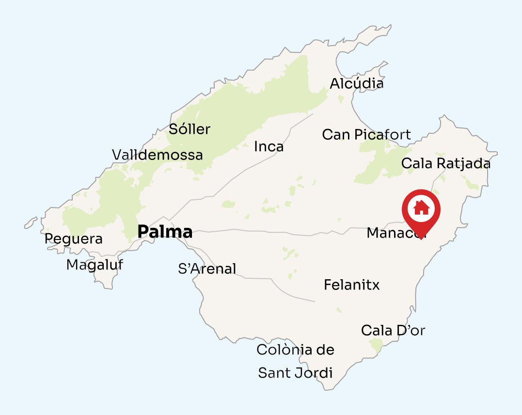 Map of Mallorca
