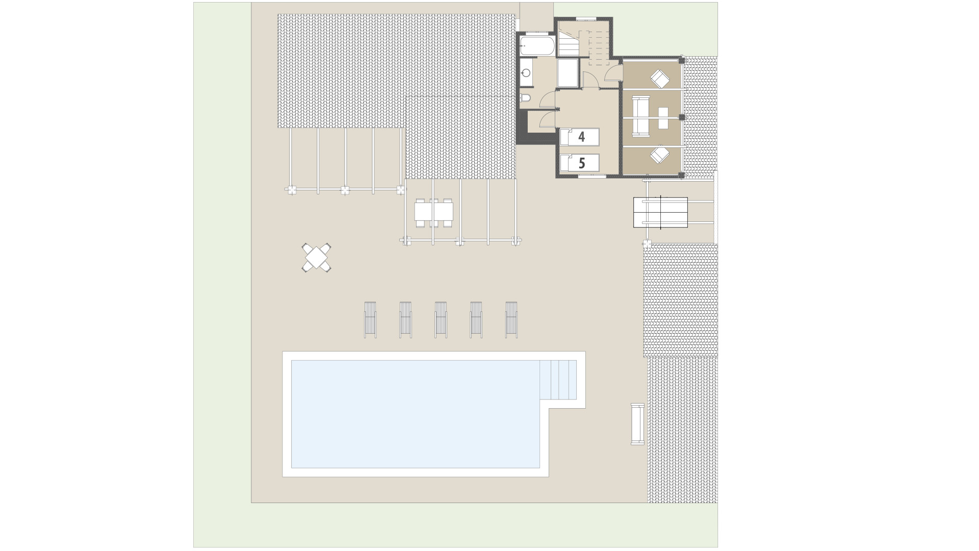 Finca Benet: Piso superior