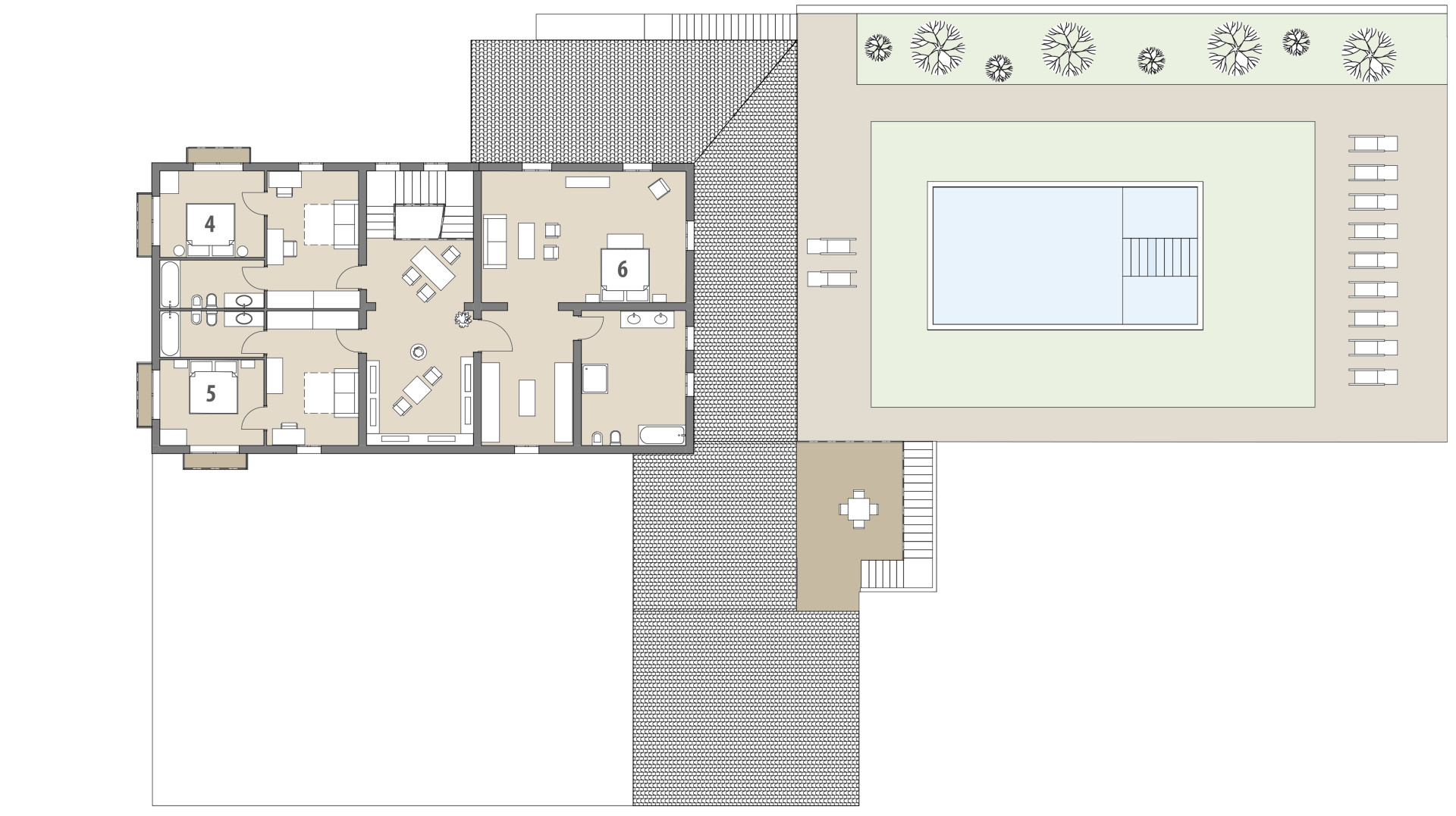 Finca Can Corem de Son Moix: Piso superior