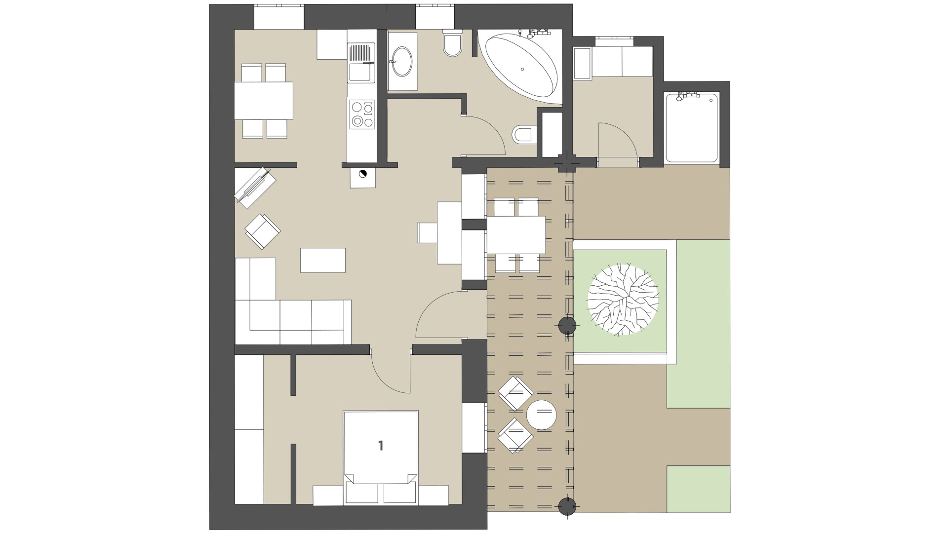 Finca Silencio: Casa principal