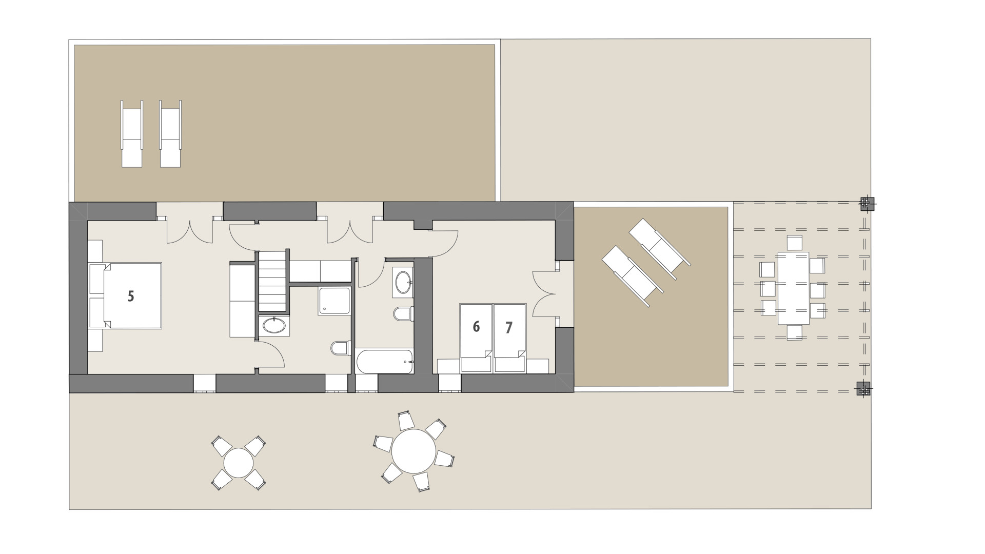 Finca Es Moli: Piso superior