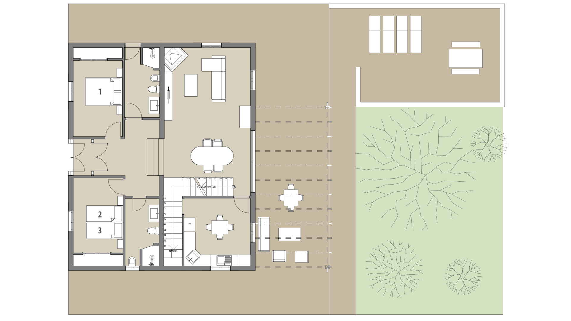 Finca Son Sellart: Planta baja