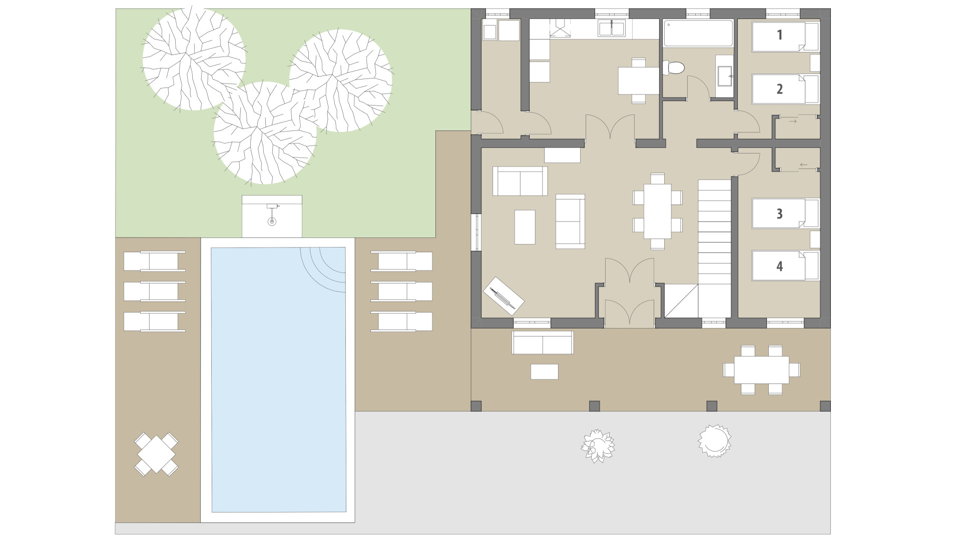 Finca Tenja: Planta baja