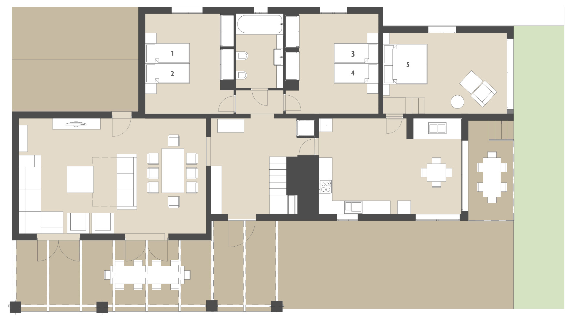 Finca Ca Na Siona: Piso bajo